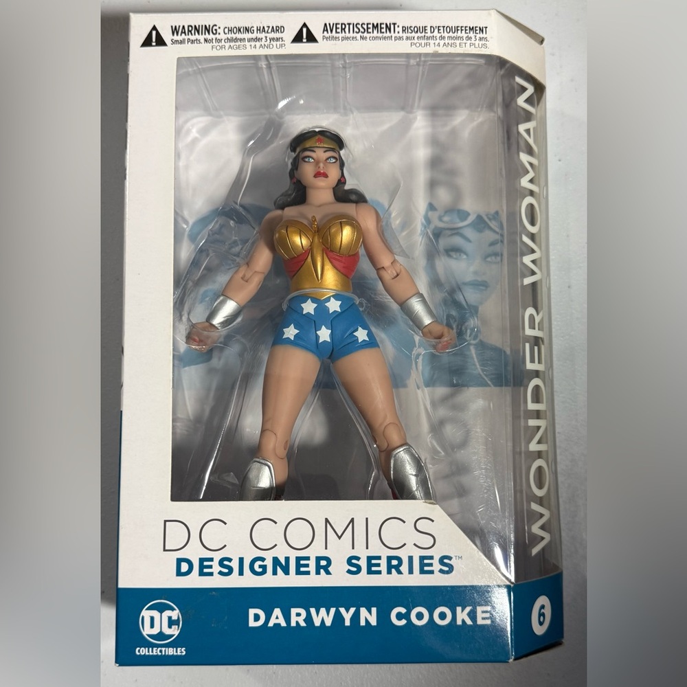 DC Comics Wonder Woman Figure - Red, Blue, Gold, Silver